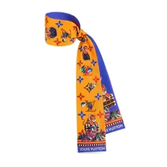 Scarves  Women LOUIS VUITTON Precious Tiger Simply Scarf